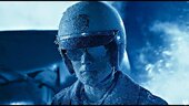 Policía motociclista T-1000 de Terminator 2 el juicio final de Mortal Kombat 1 nitrógeno liquido CON EXPRESIONES FACIALES EN BOCA Y CEJAS